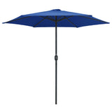 BIDAXL PARASOL MED ALUMINUM POLE 270x246 cm Azure Blue