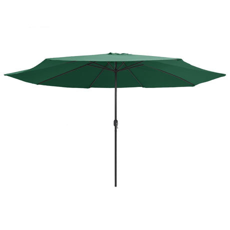 Vidaxl Sonnenschirm mit Metallstange 390 cm grün