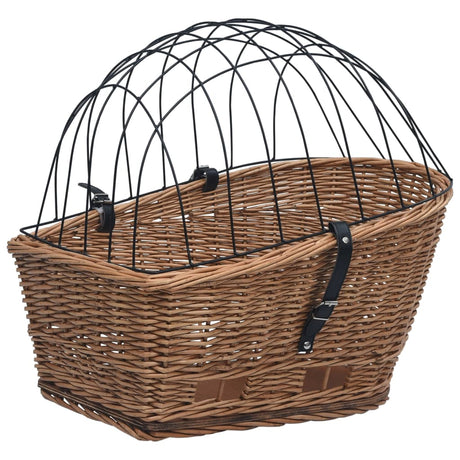 Vidaxl -Fahrradkorb für Gepäckregal 55x31x36 cm Natural Willows