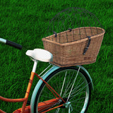 Vidaxl -Fahrradkorb für Gepäckregal 55x31x36 cm Natural Willows
