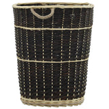 Vidaxl Wood basket with carrier straps 57x51x69 cm Natural willow wood