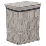 Vidaxl Laundry Basket Willows White