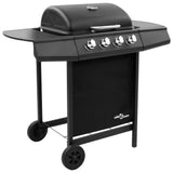 Vidaxl Gasbarbecue Grill med 4 Burners Black