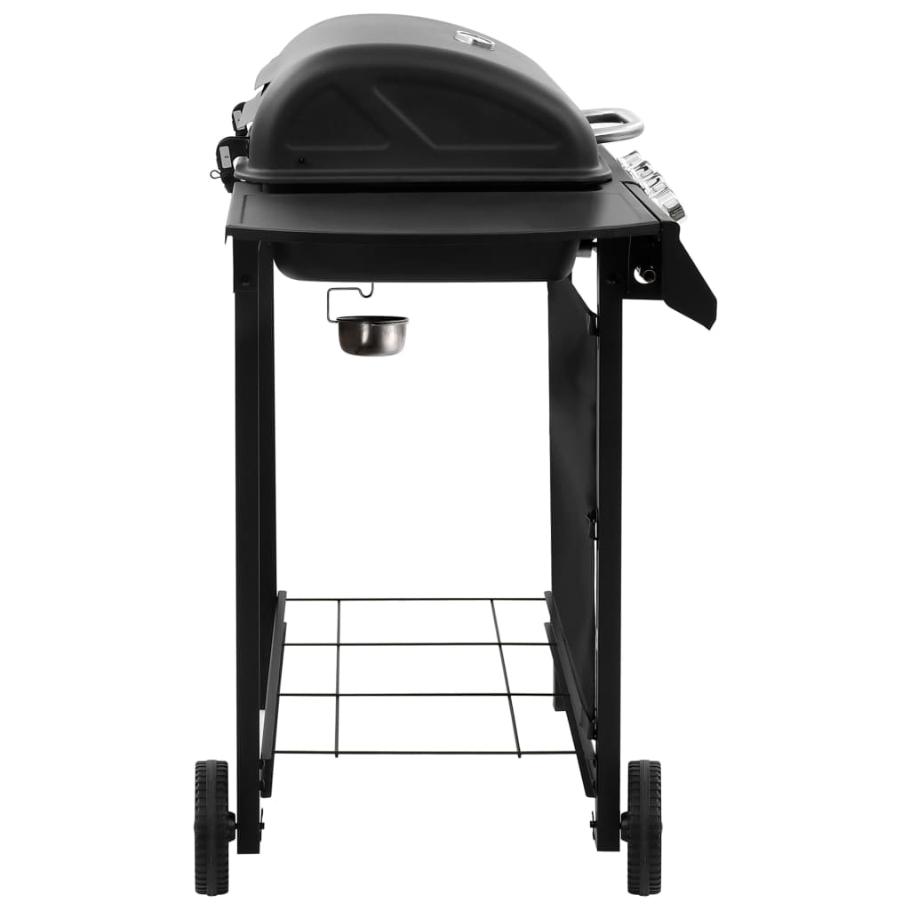 Vidaxl Gasbarbecue Grill con 4 bruciatori neri