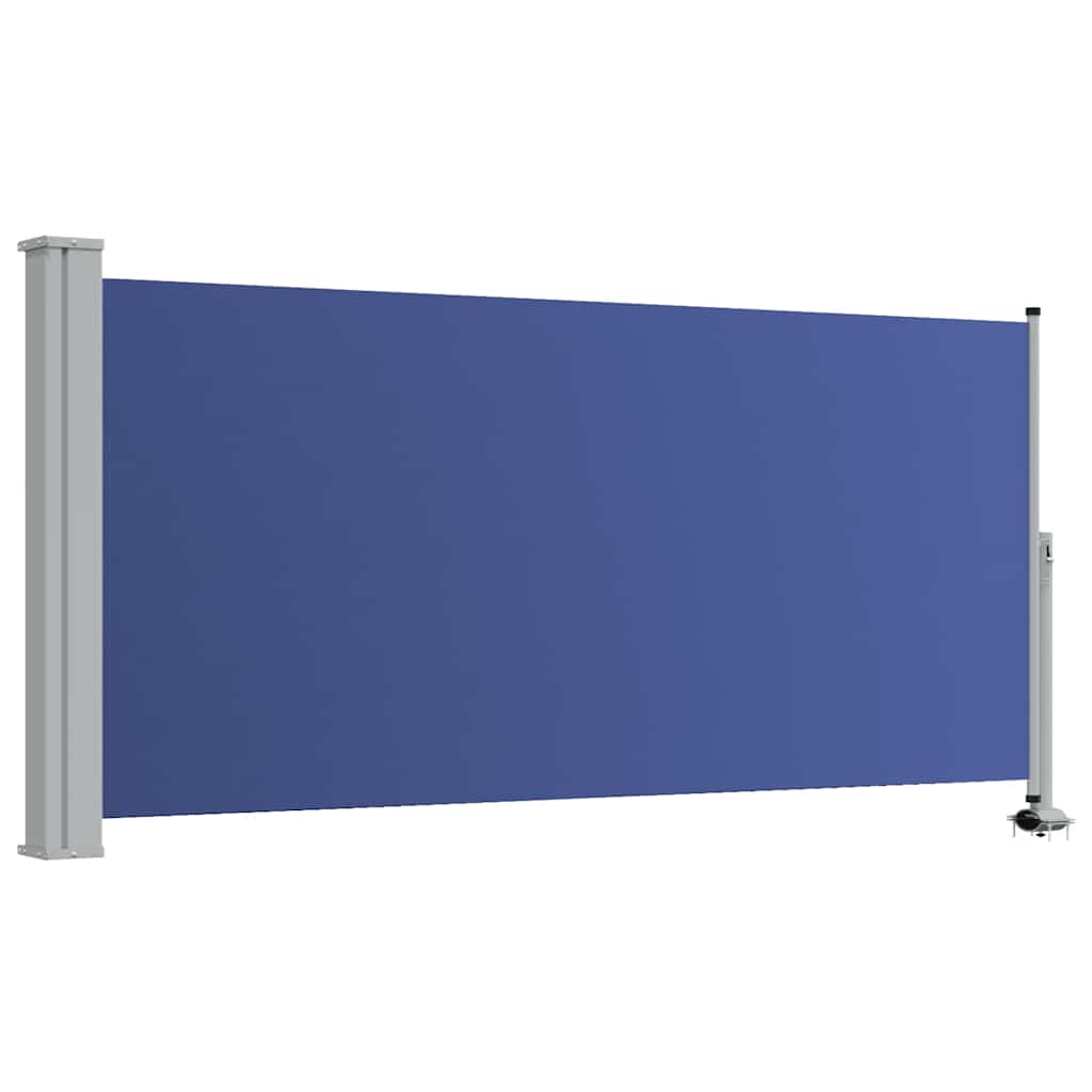 Vidaxx ausziehbarer Gartenschirm 120x300 cm blau