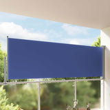 Vidaxx ausziehbarer Gartenschirm 120x300 cm blau