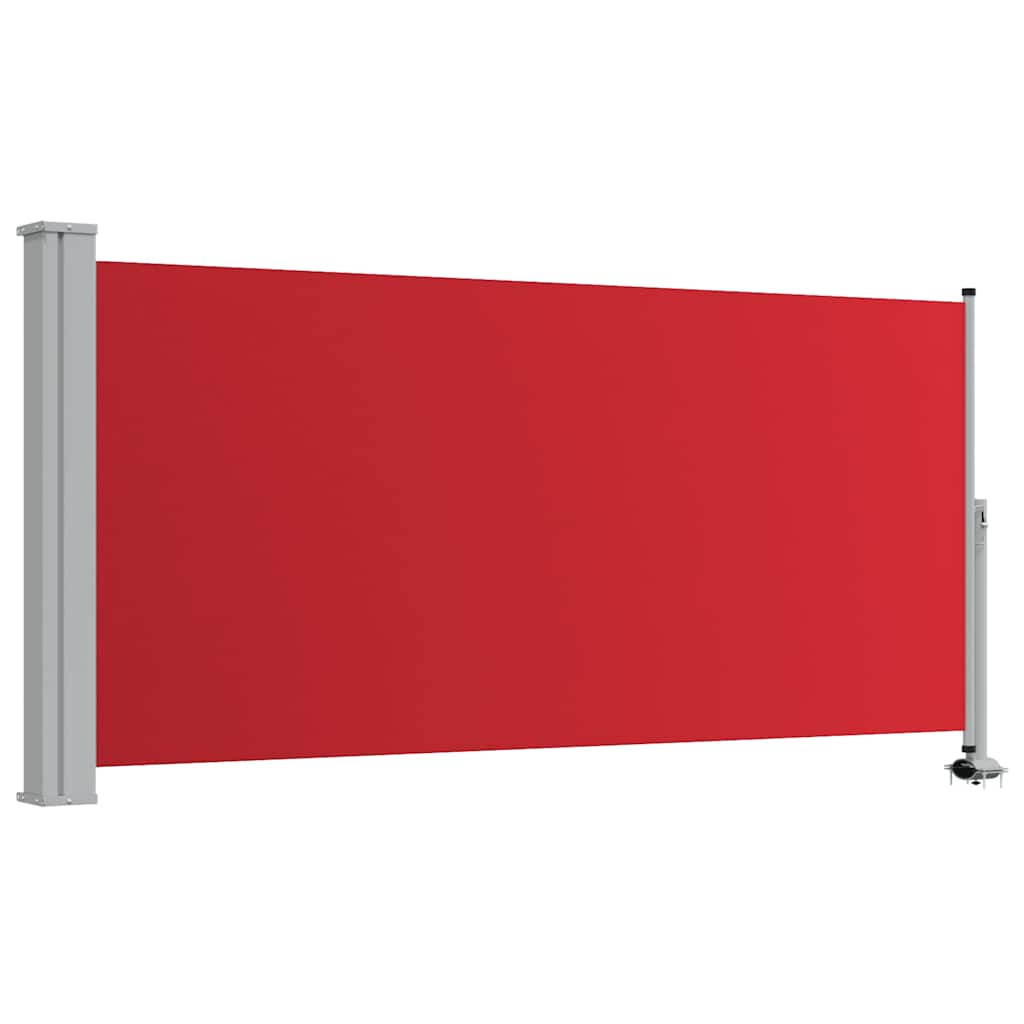 Vidaxx ausziehbarer Gartenschirm 120x300 cm rot