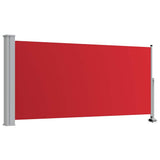 Vidaxx ausziehbarer Gartenschirm 120x300 cm rot