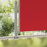 Vidaxx ausziehbarer Gartenschirm 120x300 cm rot