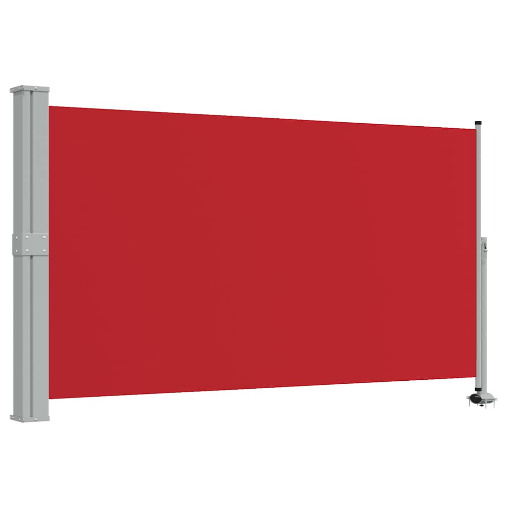 Vidaxx ausziehbarer Gartenschirm 140x300 cm rot