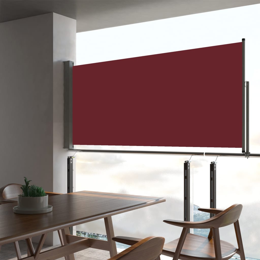 Vidaxl Garden Bildschirm Erweiterbar 60x300 cm rot