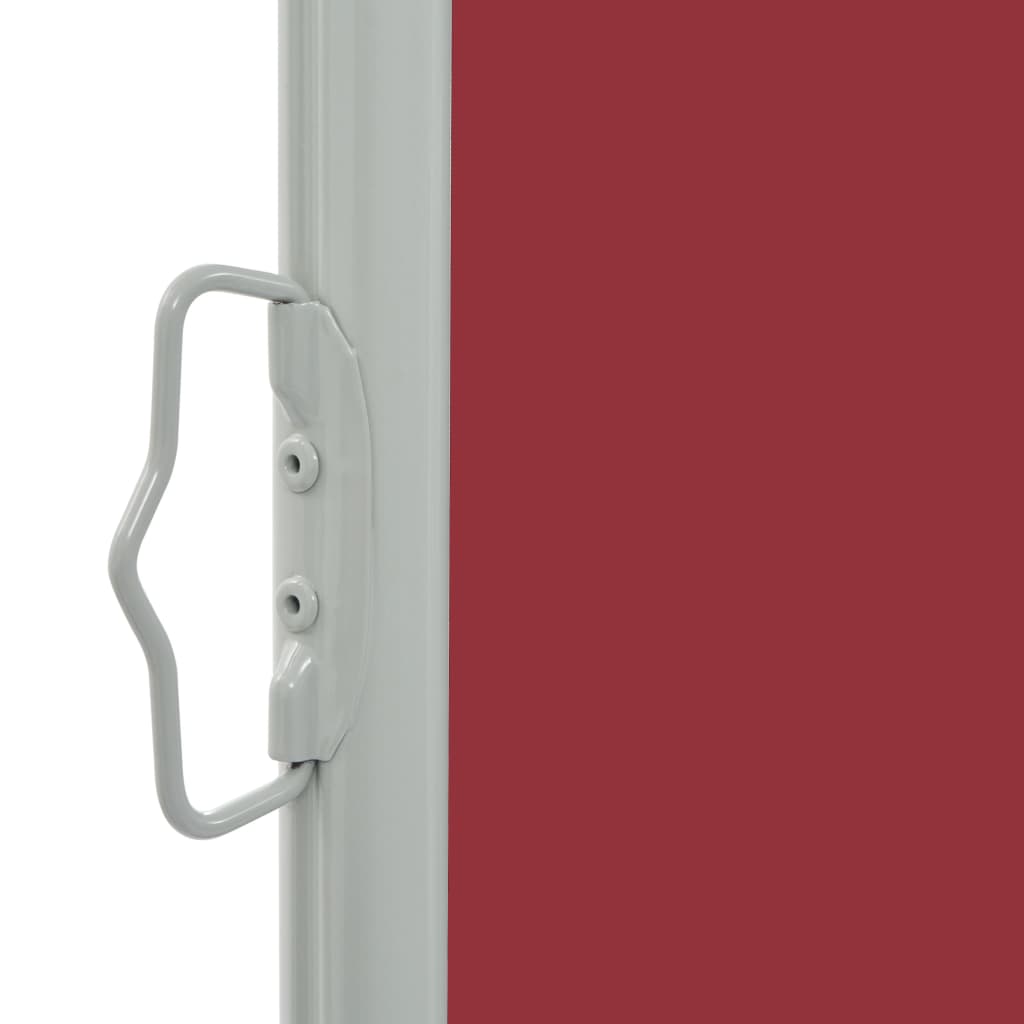 Schermo del giardino Vidaxl estendibile 80x300 cm rosso