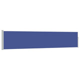 Vidaxl tuinscherm uittrekbaar 100x500 cm blauw