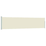 Vidaxx ausziehbarer Gartenschirm 120x500 cm creme