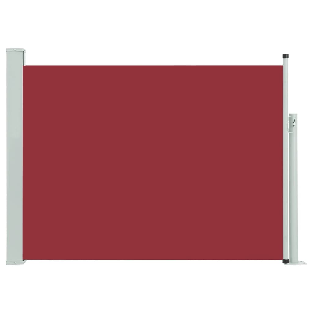 Écran de jardin vidaxl extensible 120x500 cm rouge