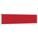 Vidaxx ausziehbarer Gartenschirm 120x500 cm rot