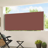 Vidaxx ausziehbarer Gartenschirm 120x500 cm braun
