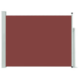 Vidaxl Garden Bildschirm ausziehbar 140 x 500 cm Braun