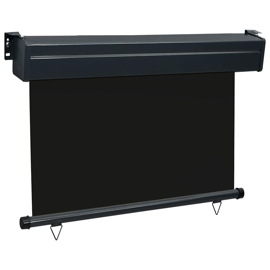 Vidaxl Balcony Schermata 105x250 cm nero