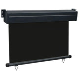 Vidaxl Balcony Schermata 105x250 cm nero