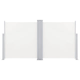 Vidaxl Windschutzscheibe ausziehbar 120 x 600 cm Creme