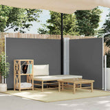 VIDAXL -Windschutzscheibe 140 x 600 cm Anthrazit
