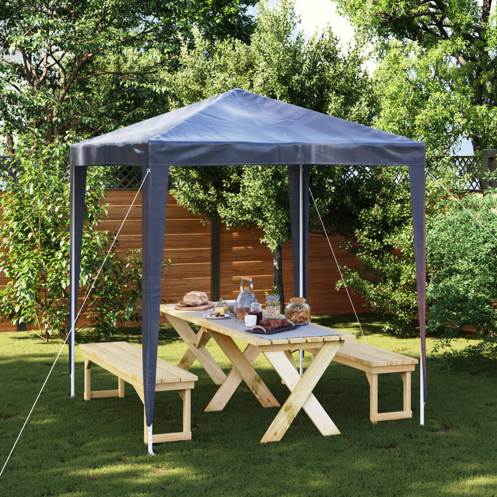 Vidaxl Partytent 2x2 m blau