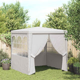 Vidaxl -Partyzelt mit Seitenwänden Professional 90 g m² 2x2 m Weiß