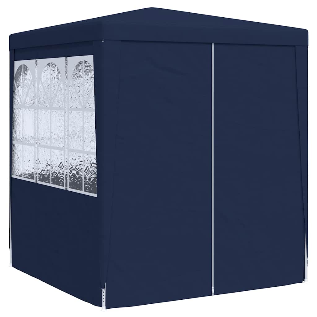 Vidaxl -Partyzelt mit Seitenwänden Professional 90 g m² 2x2 m blau