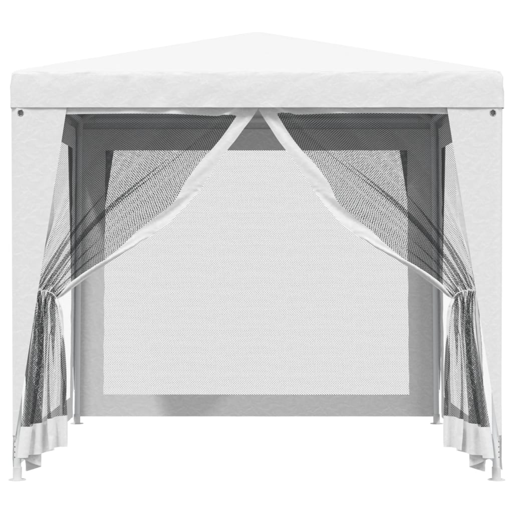 Vidaxx Partyzelt mit 4 Mesh-Seitenwänden 2,5x2,5 m weiß