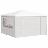 Vidaxl -Partyzelt mit Seitenwänden Professional 90 g m² 4x4 m Weiß