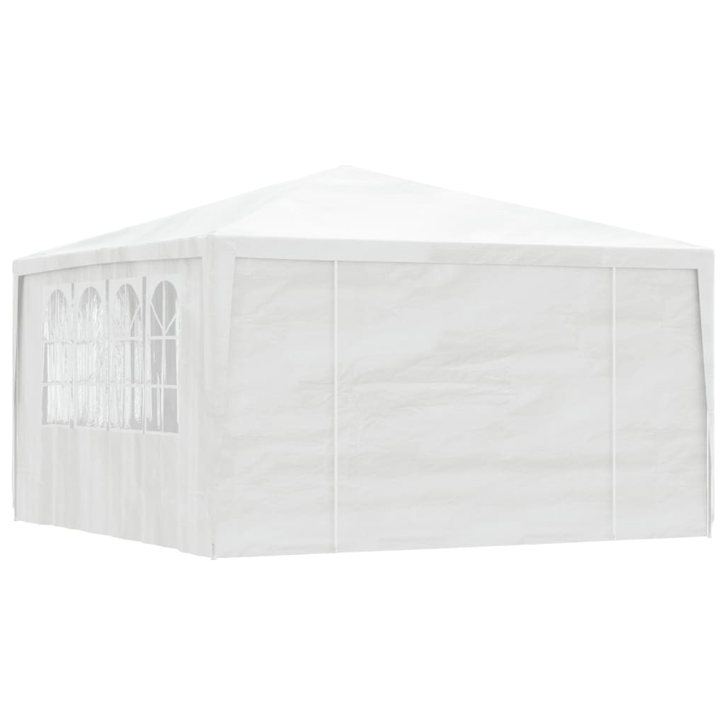 Tienda de fiesta Vidaxl con paredes laterales Professional 90 g m² 4x4 m blanco