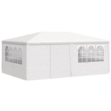 Vidaxl -Partyzelt mit Seitenwänden Professional 90 g m² 4x6 m Weiß