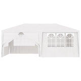 Vidaxl Party Tent med sidevegg profesjonell 90 g m² 4x6 m hvit