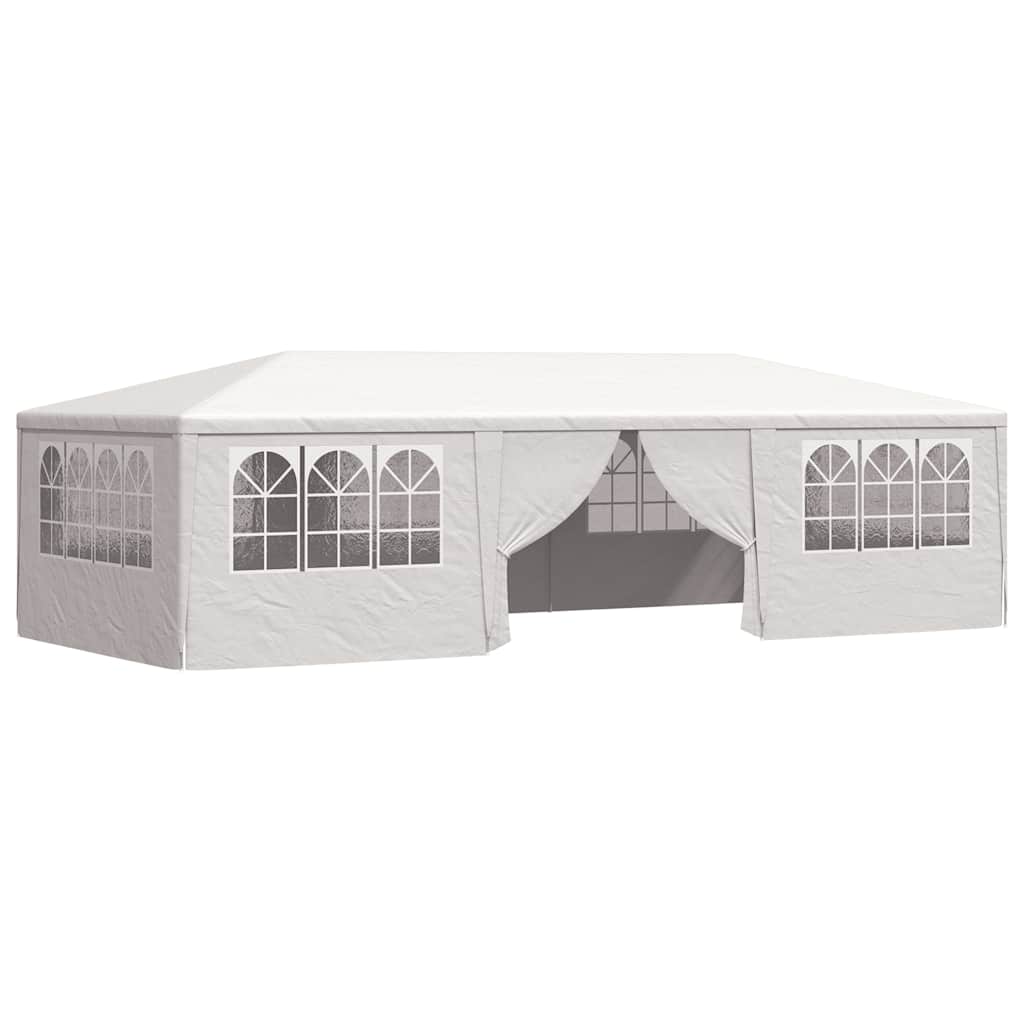 Vidaxl -Partyzelt mit Seitenwänden Professional 90 g m² 4x9 m Weiß