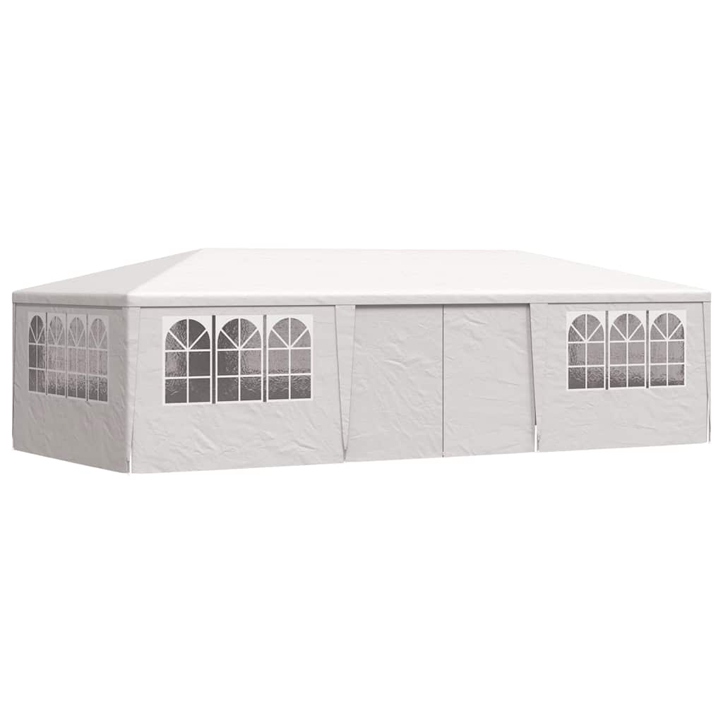 Vidaxl -Partyzelt mit Seitenwänden Professional 90 g m² 4x9 m Weiß