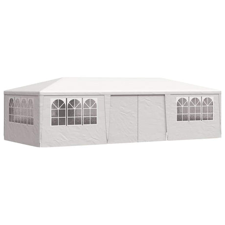 Vidaxl -Partyzelt mit Seitenwänden Professional 90 g m² 4x9 m Weiß