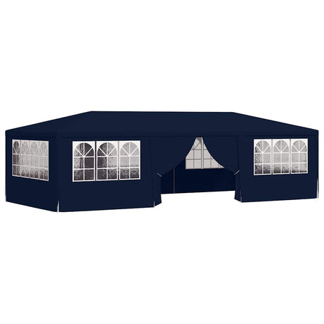 Vidaxl -Partyzelt mit Seitenwänden Professional 90 g m² 4x9 m blau