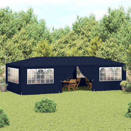 Vidaxl -Partyzelt mit Seitenwänden Professional 90 g m² 4x9 m blau