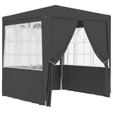 Vidaxl Party tent with side walls Professional 90 g m² 2x2 m anthracite