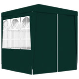 Tienda de fiesta Vidaxl con paredes laterales Professional 90 g m² 2x2 m verde