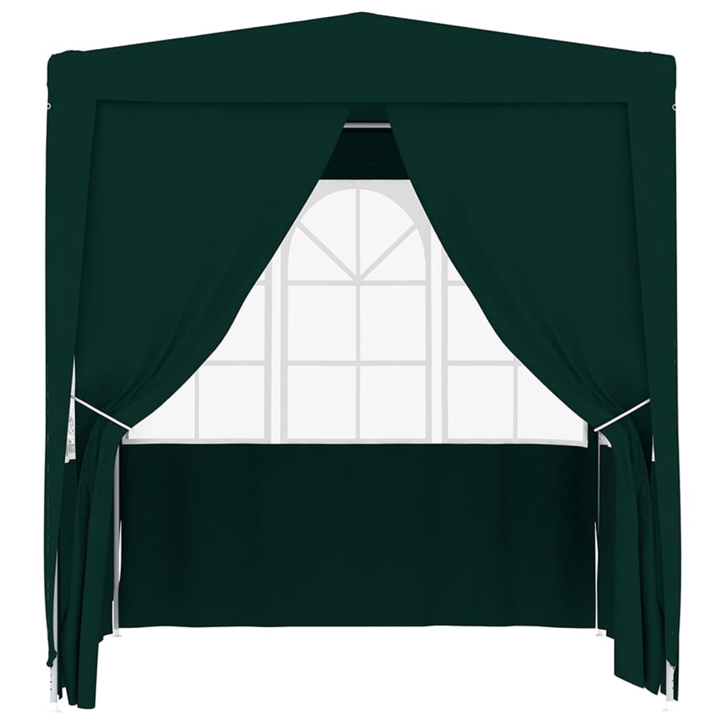 Vidaxl Party tent with side walls Professional 90 g m² 2x2 m green