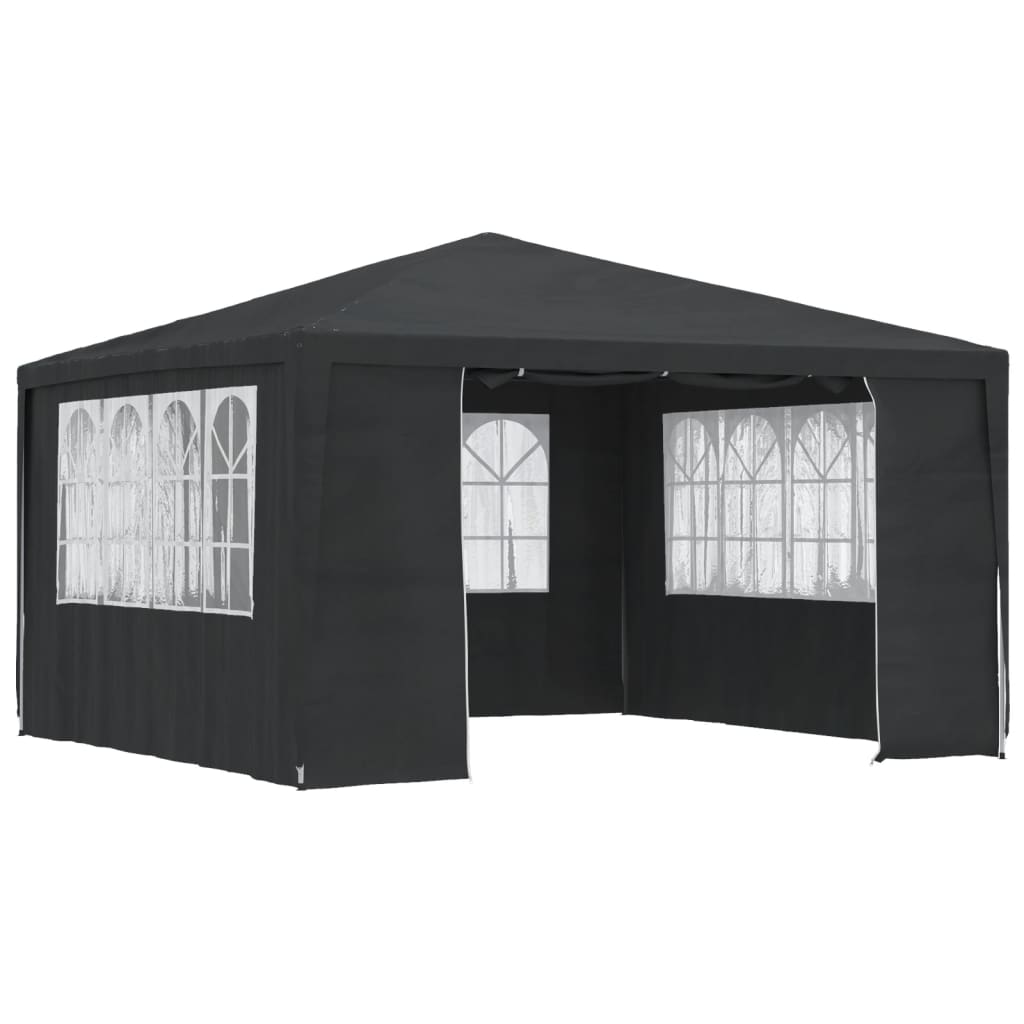 Vidaxl Party tent with side walls Professional 90 g m² 4x4 m anthracite