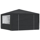 Tenda da festa Vidaxl con pareti laterali professionali 90 g m² 4x4 m verde