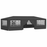 Vidaxl -Partyzelt mit Seitenwänden Professional 90 g m² 4x9 m Anthrazit