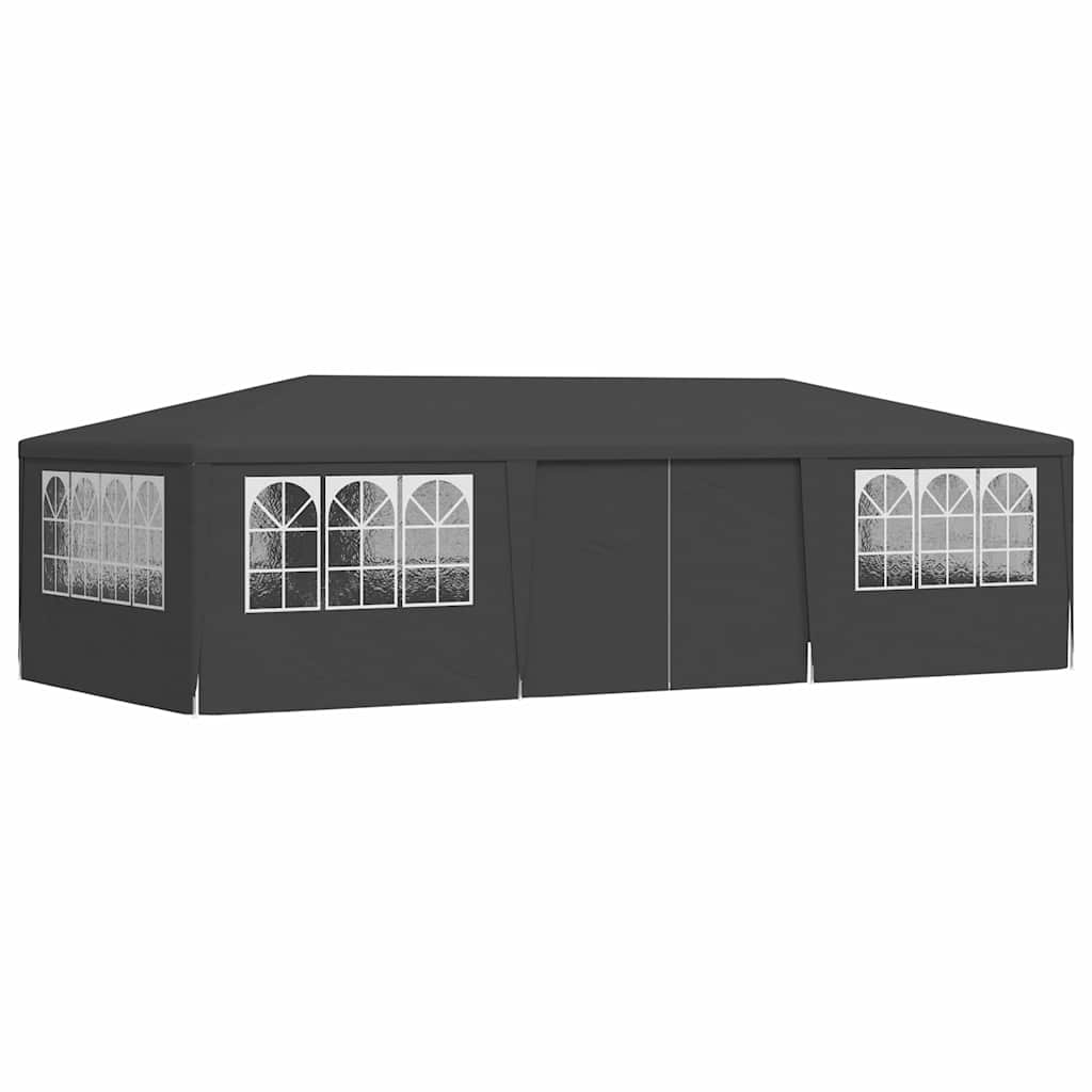 Vidaxl -Partyzelt mit Seitenwänden Professional 90 g m² 4x9 m Anthrazit