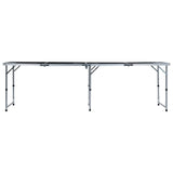 Vidaxl Béier Pong Table flappbar 240 cm schwaarz