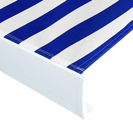 Vidaxx Markisentuch 450x300 cm Canvas blau und weiß