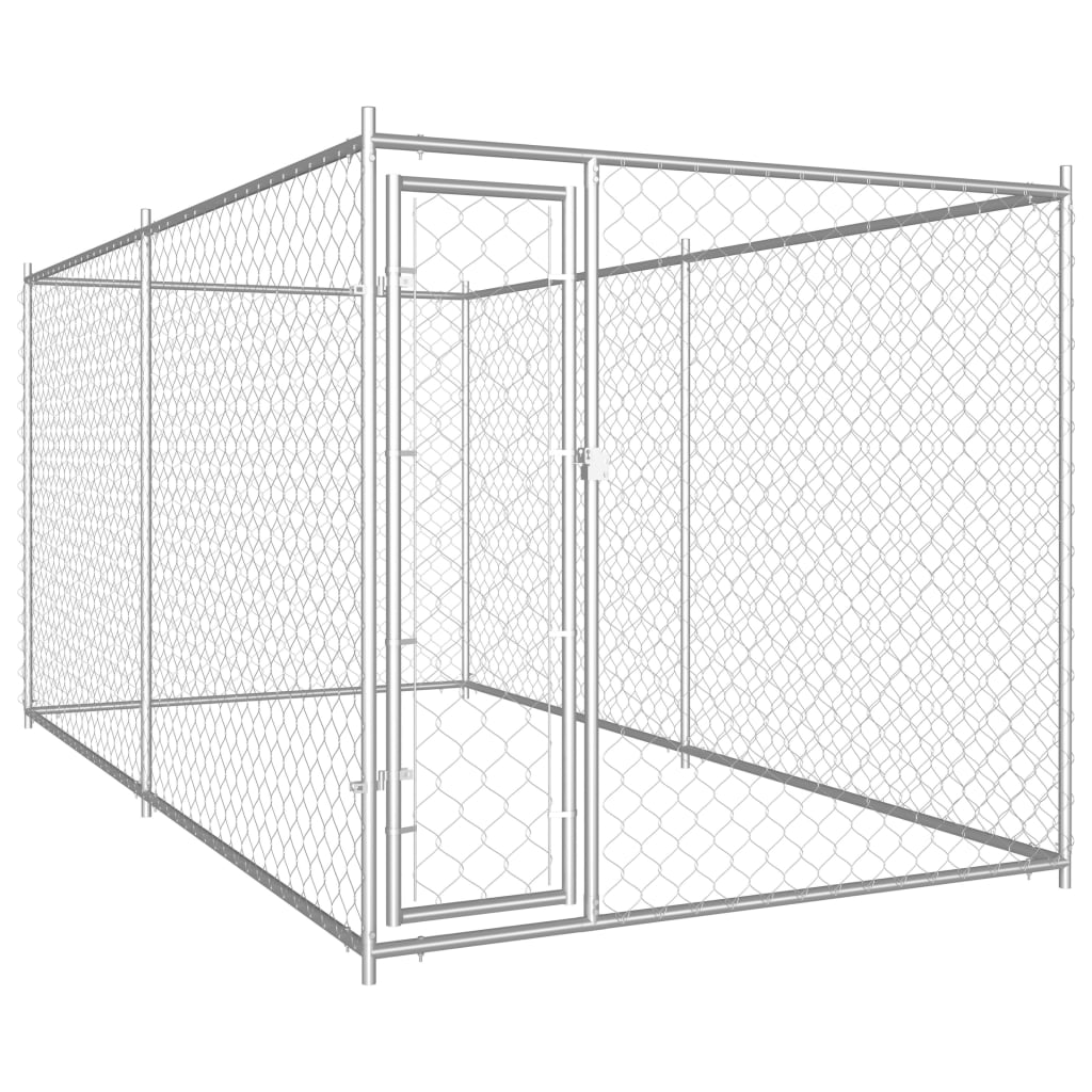 Vidaxl Hond Kennel fir ausserhalb 382x192x18 cm