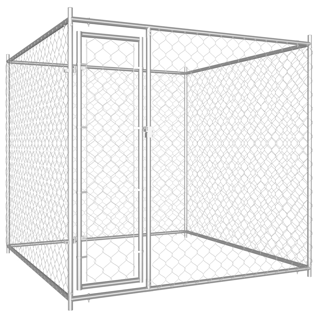 Vidaxl Dog Kennel til udenfor 193x193x185 cm